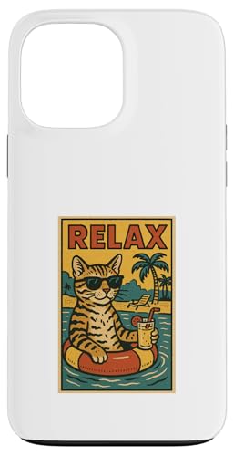 Bengalkatze Relaxing Cool Comic Book Style Relax Hülle für iPhone 13 Pro Max Bengalkatze Relaxing Cool Comic Book Style Relax Hülle für iPhone 13 Pro Max von Cat Pop Art Store