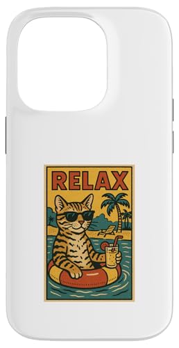 Bengalkatze Relaxing Cool Comic Book Style Relax Hülle für iPhone 14 Pro Bengalkatze Relaxing Cool Comic Book Style Relax Hülle für iPhone 14 Pro von Cat Pop Art Store