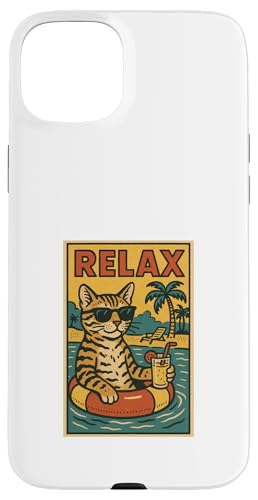 Bengalkatze Relaxing Cool Comic Book Style Relax Hülle für iPhone 15 Plus Bengalkatze Relaxing Cool Comic Book Style Relax Hülle für iPhone 15 Plus von Cat Pop Art Store