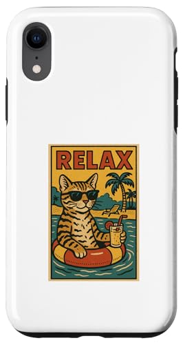 Bengalkatze Relaxing Cool Comic Book Style Relax Hülle für iPhone XR Bengalkatze Relaxing Cool Comic Book Style Relax Hülle für iPhone XR von Cat Pop Art Store
