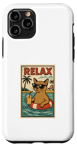 Burmesische Katze entspannend cool Comic Book Style Relax Hülle für iPhone 11 Pro Burmesische Katze entspannend cool Comic Book Style Relax Hülle für iPhone 11 Pro von Cat Pop Art Store