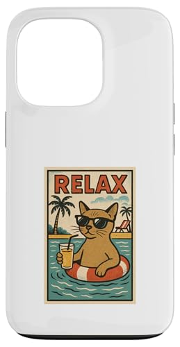 Burmesische Katze entspannend cool Comic Book Style Relax Hülle für iPhone 13 Pro Burmesische Katze entspannend cool Comic Book Style Relax Hülle für iPhone 13 Pro von Cat Pop Art Store