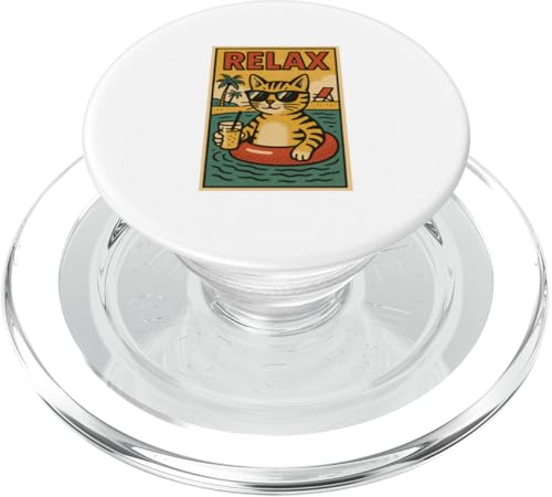 Kurzhaarkatze für Haustiere, entspannend, cool, im Comicbuch-Stil, Relax PopSockets PopGrip für MagSafe Kurzhaarkatze für Haustiere, entspannend, cool, im Comicbuch-Stil, Relax PopSockets PopGrip für MagSafe von Cat Pop Art Store