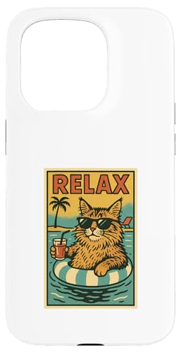 Maine Coon Cat, entspannend, cool, im Comic-Stil, Relax Hülle für iPhone 15 Pro Maine Coon Cat, entspannend, cool, im Comic-Stil, Relax Hülle für iPhone 15 Pro von Cat Pop Art Store
