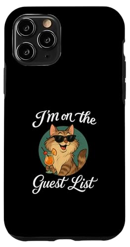 Sibirische Katze Gästeliste Lustige Katzenparty Hülle für iPhone 11 Pro Sibirische Katze Gästeliste Lustige Katzenparty Hülle für iPhone 11 Pro von Cat Pop Art Store