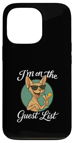 Sphynx Katze Gästeliste Lustige Katzenparty Hülle für iPhone 13 Pro Sphynx Katze Gästeliste Lustige Katzenparty Hülle für iPhone 13 Pro von Cat Pop Art Store