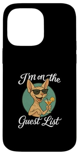 Sphynx Katze Gästeliste Lustige Katzenparty Hülle für iPhone 14 Pro Max Sphynx Katze Gästeliste Lustige Katzenparty Hülle für iPhone 14 Pro Max von Cat Pop Art Store