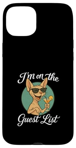 Sphynx Katze Gästeliste Lustige Katzenparty Hülle für iPhone 15 Plus Sphynx Katze Gästeliste Lustige Katzenparty Hülle für iPhone 15 Plus von Cat Pop Art Store