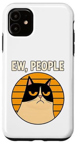 Schwarze Katze Lustig Schwarze Katze Ew People Lustig Meowy Cats Lustig Hülle für iPhone 11 Schwarze Katze Lustig Schwarze Katze Ew People Lustig Meowy Cats Lustig Hülle für iPhone 11 von Cat Shirt Introvert Gifts For Cat Lovers Gifts