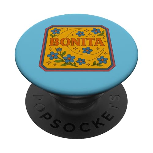 Bonita schönes Design Bonitas Kunstwerk Cute Femme Flora PopSockets Klebender PopGrip von Cat Snugg