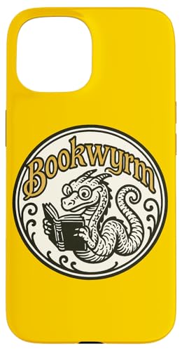 Bookwyrm Illustrationsbuch Wyrm Bookish Leserliebhaber Hülle für iPhone 15 von Cat Snugg