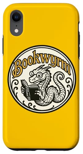 Bookwyrm Illustrationsbuch Wyrm Bookish Leserliebhaber Hülle für iPhone XR von Cat Snugg