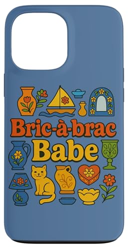 Bric-a-Brac Bösewicht Bric-à-Brac Babe Art Hülle für iPhone 13 Pro Max von Cat Snugg