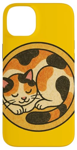 Calico Cat Illustration Calico Katzen und Kätzchen Hülle für iPhone 14 Plus von Cat Snugg