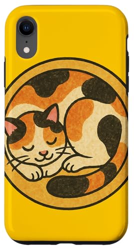Calico Cat Illustration Calico Katzen und Kätzchen Hülle für iPhone XR von Cat Snugg