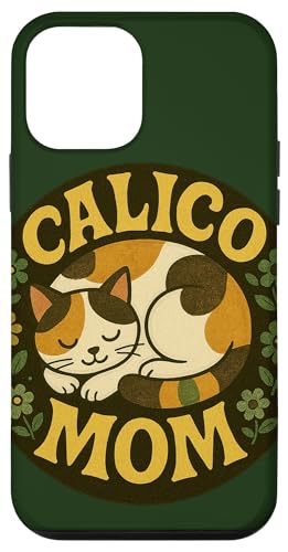 Calico Cat Mom Illustration Calico Katzen und Kätzchen Hülle für iPhone 12 mini von Cat Snugg