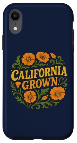 California Grown Illustration Cali Girl Kunstwerk California Hülle für iPhone XR von Cat Snugg
