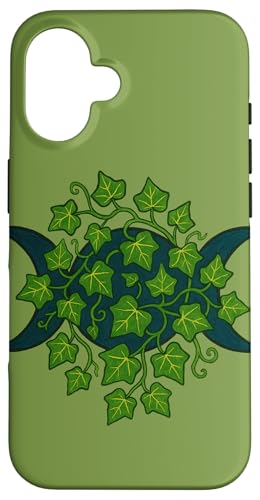 Dreifach-Mond-Symbol Illustration Luna-Göttin Kunst Hülle für iPhone 16 von Cat Snugg