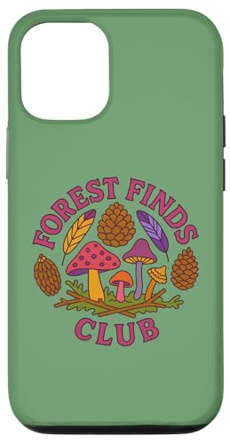 Forest Finds Club Illustration Wandern Kunstwerk Hülle für iPhone 12/12 Pro von Cat Snugg
