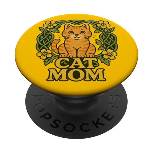 Ginger Cat Mom Cute Kitties Art Orange getigerte Katze PopSockets Klebender PopGrip Ginger Cat Mom Cute Kitties Art Orange getigerte Katze PopSockets Klebender PopGrip von Cat Snugg