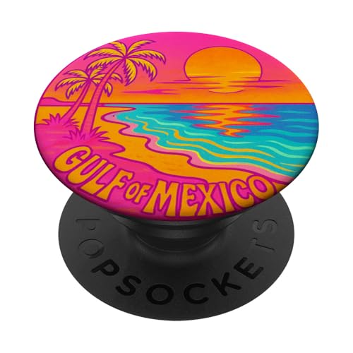 Kunst am Golf von Mexiko, Reisen, Strandkunst PopSockets Klebender PopGrip von Cat Snugg