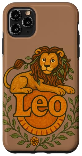 Leo Sternzeichen Illustration Astrologie Kunst Löwe Löwe Hülle für iPhone 11 Pro Max von Cat Snugg