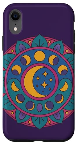 Mondkind-Mandala-Kunst, Mondkinder-Mandalas Hülle für iPhone XR von Cat Snugg