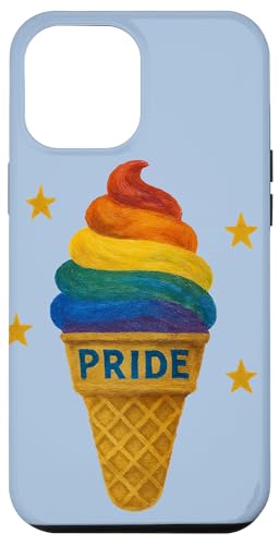 Pride Rainbow Eistüte Summer Pride Month Hülle für iPhone 12 Pro Max von Cat Snugg