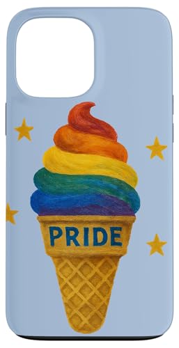 Pride Rainbow Eistüte Summer Pride Month Hülle für iPhone 13 Pro Max von Cat Snugg