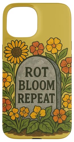 Rot Bloom Repeat Illustration Inspirierend Hülle für iPhone 15 Rot Bloom Repeat Illustration Inspirierend Hülle für iPhone 15 von Cat Snugg
