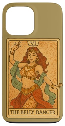 The Belly Dancer Tarotkarte Illustration Bauchtänzerin Kunst Hülle für iPhone 13 Pro Max von Cat Snugg