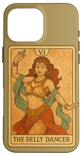 The Belly Dancer Tarotkarte Illustration Bauchtänzerin Kunst Hülle für iPhone 16 Pro Max von Cat Snugg