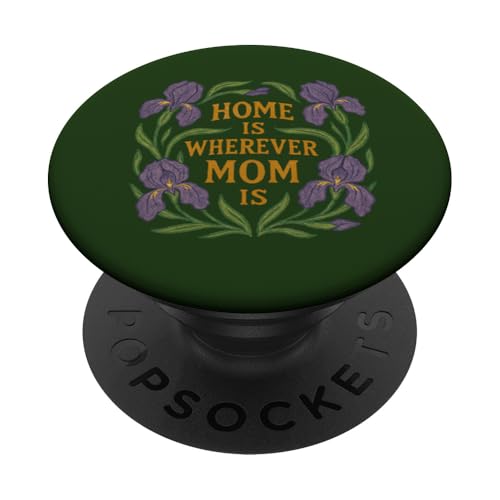 Zuhause ist wo Mama ist Muttertag PopSockets Klebender PopGrip Zuhause ist wo Mama ist Muttertag PopSockets Klebender PopGrip von Cat Snugg