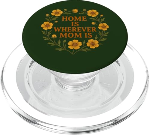 Zuhause ist wo Mama ist Muttertag PopSockets PopGrip für MagSafe von Cat Snugg