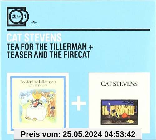 2 For 1:Tea For The Tillerman/Teaser & The Firecat (Digipack ohne Booklet) von Cat Stevens
