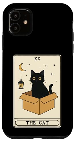 The Cat Tarotkarte Katze in Box Mystic Funny Cat Hülle für iPhone 11 The Cat Tarotkarte Katze in Box Mystic Funny Cat Hülle für iPhone 11 von Cat Tarot Card Designs
