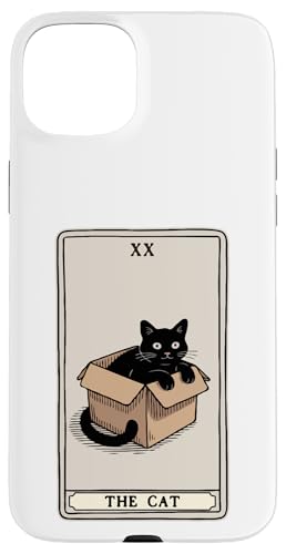 The Cat Tarotkarte Katze in Box Mystic Funny Cat Hülle für iPhone 15 Plus The Cat Tarotkarte Katze in Box Mystic Funny Cat Hülle für iPhone 15 Plus von Cat Tarot Card Designs