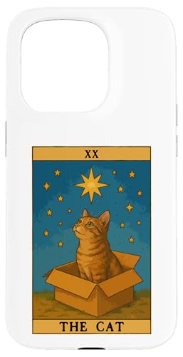 The Cat Tarotkarte Katze in Box Mystic Funny Cat Hülle für iPhone 15 Pro The Cat Tarotkarte Katze in Box Mystic Funny Cat Hülle für iPhone 15 Pro von Cat Tarot Card Designs