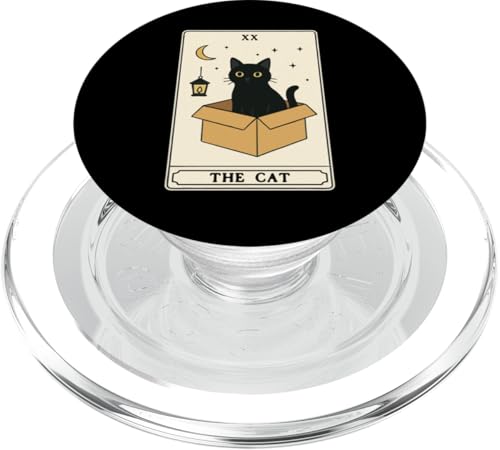 The Cat Tarotkarte Katze in Box Mystic Funny Cat PopSockets PopGrip für MagSafe The Cat Tarotkarte Katze in Box Mystic Funny Cat PopSockets PopGrip für MagSafe von Cat Tarot Card Designs