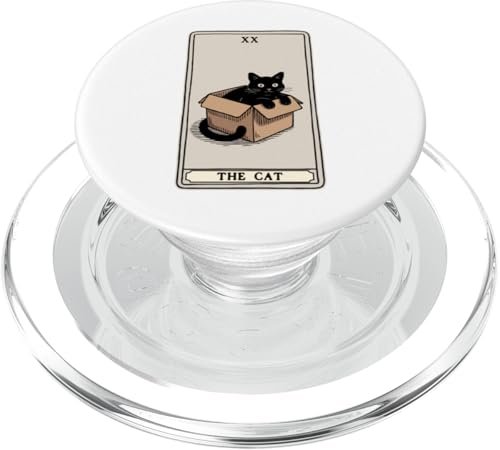 The Cat Tarotkarte Katze in Box Mystic Funny Cat PopSockets PopGrip für MagSafe The Cat Tarotkarte Katze in Box Mystic Funny Cat PopSockets PopGrip für MagSafe von Cat Tarot Card Designs