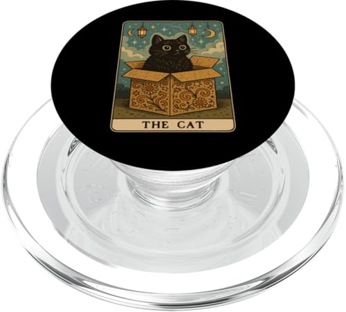 The Cat Tarotkarte Katze in Box Mystic Funny Cat PopSockets PopGrip für MagSafe The Cat Tarotkarte Katze in Box Mystic Funny Cat PopSockets PopGrip für MagSafe von Cat Tarot Card Designs