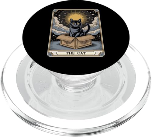 The Cat Tarotkarte Katze in Box Mystic Funny Cat PopSockets PopGrip für MagSafe The Cat Tarotkarte Katze in Box Mystic Funny Cat PopSockets PopGrip für MagSafe von Cat Tarot Card Designs