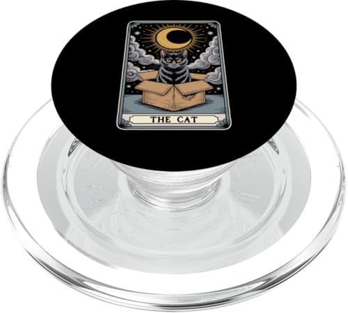 The Cat Tarotkarte Katze in Box Mystic Funny Cat PopSockets PopGrip für MagSafe The Cat Tarotkarte Katze in Box Mystic Funny Cat PopSockets PopGrip für MagSafe von Cat Tarot Card Designs