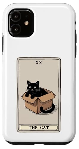 The Cat Tarotkarte Katzenliebhaber Lustige Katze Hülle für iPhone 11 The Cat Tarotkarte Katzenliebhaber Lustige Katze Hülle für iPhone 11 von Cat Tarot Card Designs