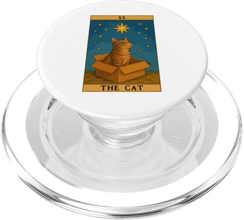 The Cat Tarotkarte Katzenliebhaber Lustige Katze PopSockets PopGrip für MagSafe The Cat Tarotkarte Katzenliebhaber Lustige Katze PopSockets PopGrip für MagSafe von Cat Tarot Card Designs