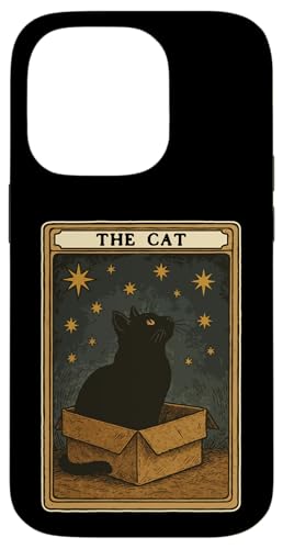 The Cat Tarotkarte Mystic Cat In Box Lustige Katze Hülle für iPhone 14 Pro The Cat Tarotkarte Mystic Cat In Box Lustige Katze Hülle für iPhone 14 Pro von Cat Tarot Card Designs