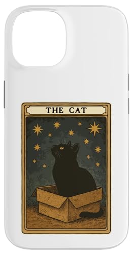 The Cat Tarotkarte Mystic Cat In Box Lustige Katze Hülle für iPhone 14 The Cat Tarotkarte Mystic Cat In Box Lustige Katze Hülle für iPhone 14 von Cat Tarot Card Designs