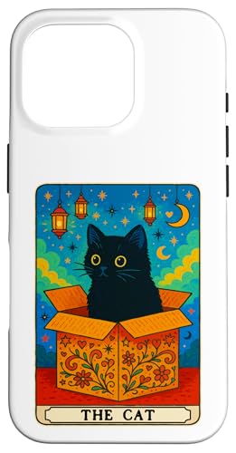 The Cat Tarotkarte Mystic Cat In Box Lustige Katze Hülle für iPhone 16 Pro The Cat Tarotkarte Mystic Cat In Box Lustige Katze Hülle für iPhone 16 Pro von Cat Tarot Card Designs