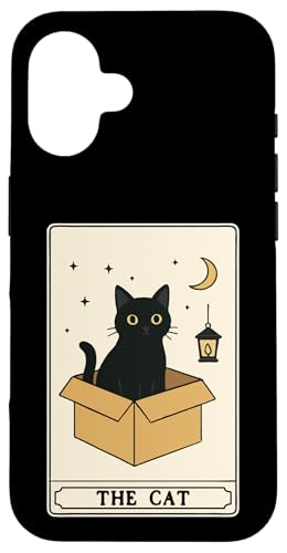 The Cat Tarotkarte Mystic Cat In Box Lustige Katze Hülle für iPhone 16 The Cat Tarotkarte Mystic Cat In Box Lustige Katze Hülle für iPhone 16 von Cat Tarot Card Designs