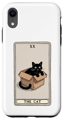 The Cat Tarotkarte Mystic Cat In Box Lustige Katze Hülle für iPhone XR The Cat Tarotkarte Mystic Cat In Box Lustige Katze Hülle für iPhone XR von Cat Tarot Card Designs